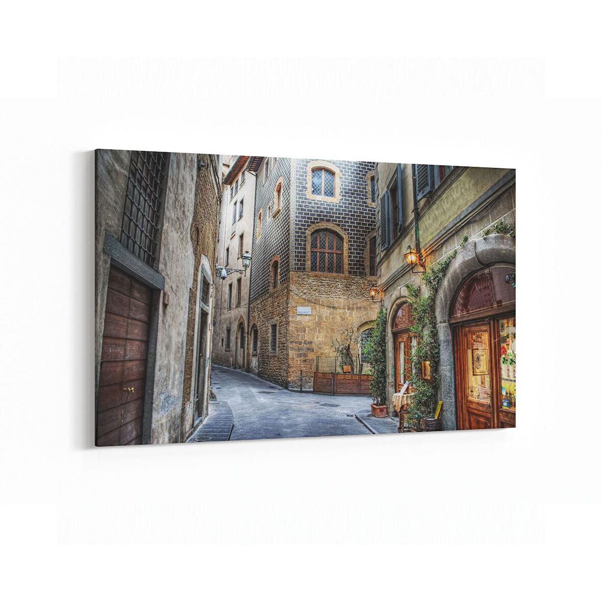 Olla 18478Y Yapı Görseli Yatay Kanvas Tablo (Ölçü: 90X60)