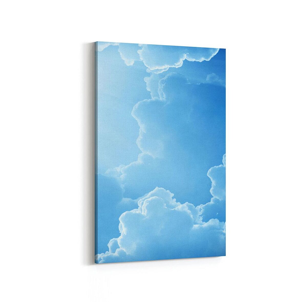 Olla 15760D Gökyüzü Bulut Görseli  Dikey Kanvas Tablo (Ölçü: 100X150)