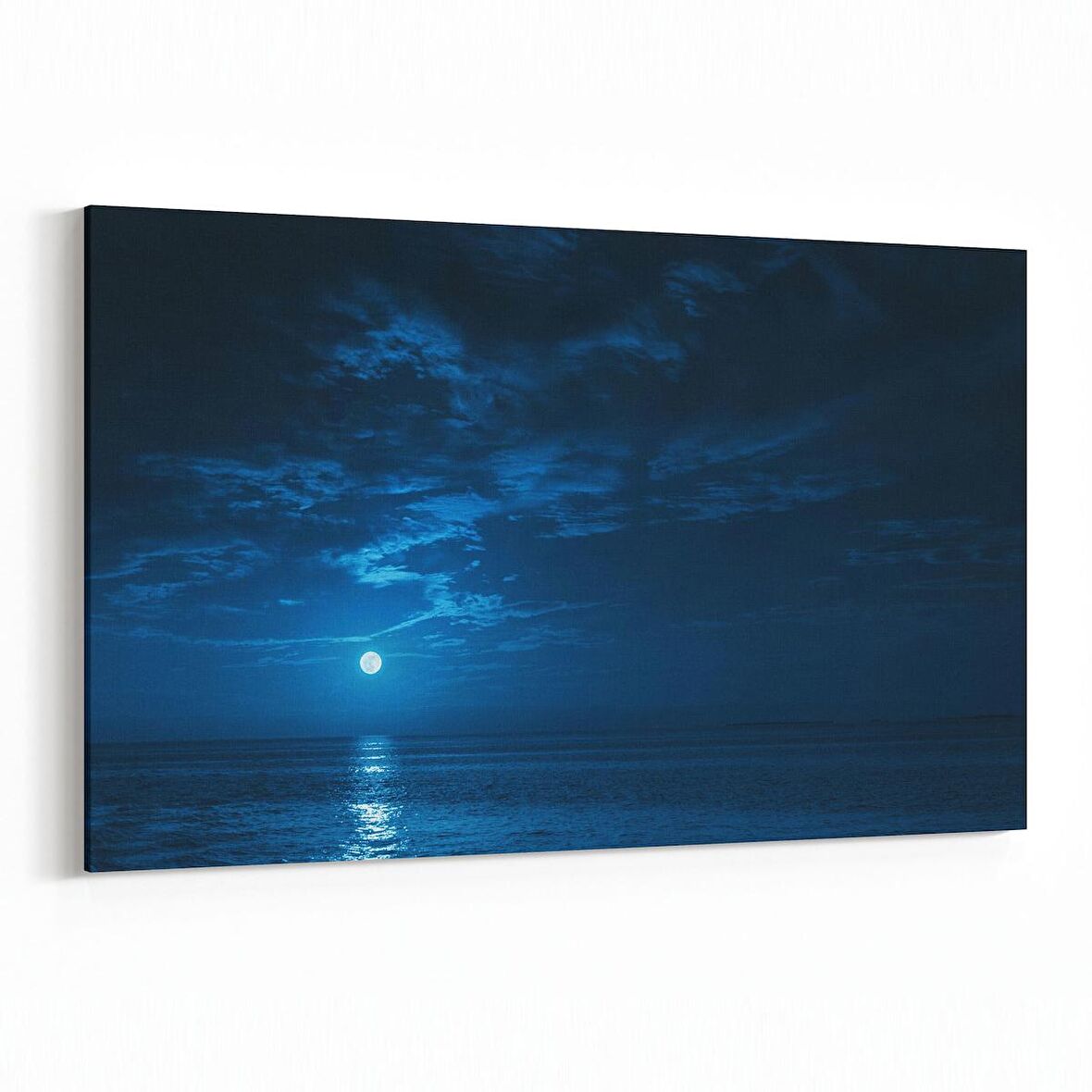 Olla 14679Y Gece Gökyüzü Görseli Yatay Kanvas Tablo (Ölçü: 120X80)