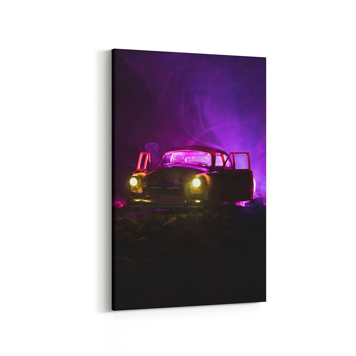 Olla 12215D Araç Görseli Dikey Kanvas Tablo (Ölçü: 40X60)