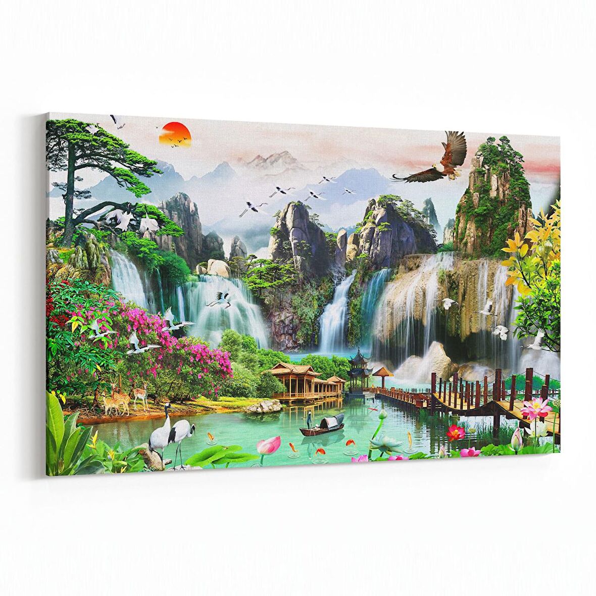 Olla 13574Y Doğa / Manzara Görseli Yatay Kanvas Tablo (Ölçü: 45X30)