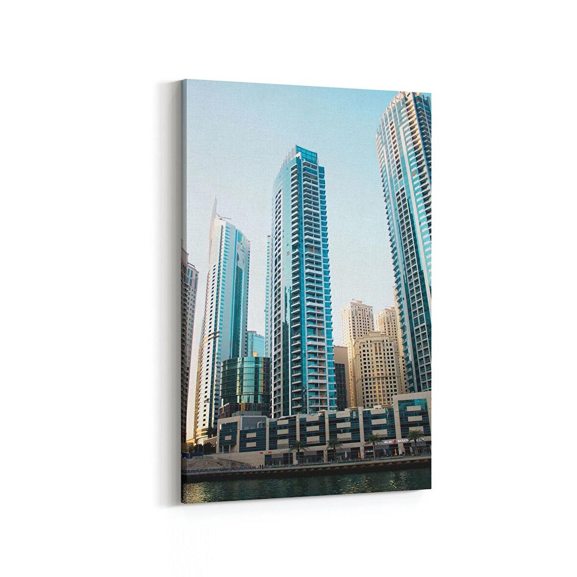 Olla 17887D Yapı Görseli Dikey Kanvas Tablo (Ölçü: 70X105)