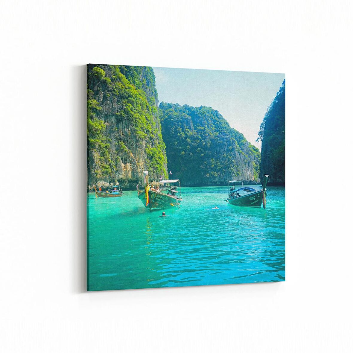 Olla 13422K Doğa / Manzara Görseli Kare Kanvas Tablo (Ölçü: 25X25)