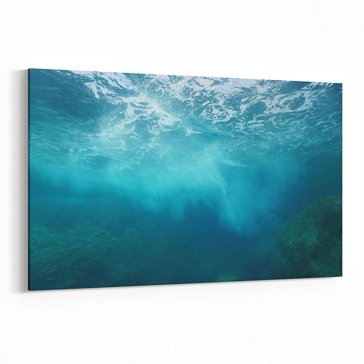 Olla 12869Y Deniz / Okyanus Görseli Yatay Kanvas Tablo (Ölçü: 120X80)