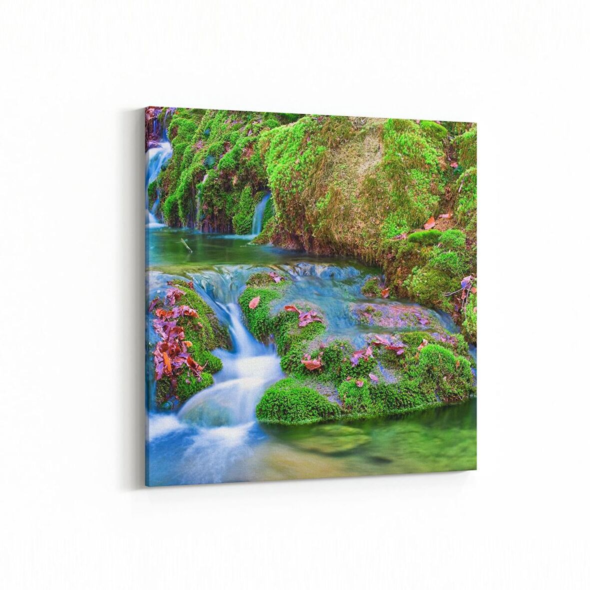 Olla 14374K Doğa / Manzara Görseli Kare Kanvas Tablo (Ölçü: 25X25)