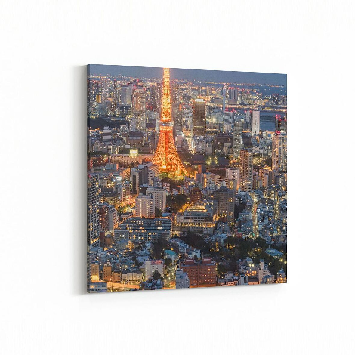 Olla 18612K4 Yapı Görseli Kare 4'lü Kanvas Tablo (Ölçü: 65X65)