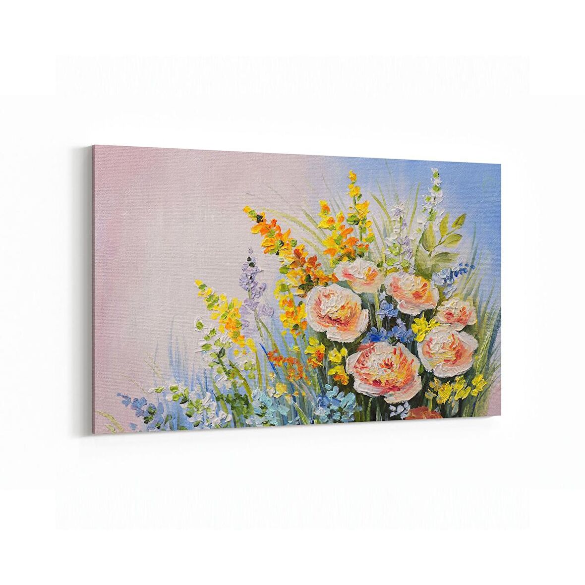 Olla 17809Y Yağlı Boya Görseli Yatay Kanvas Tablo (Ölçü: 90X60)