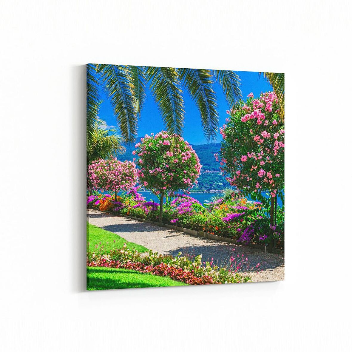 Olla 13443K Doğa / Manzara Görseli Kare Kanvas Tablo (Ölçü: 25X25)