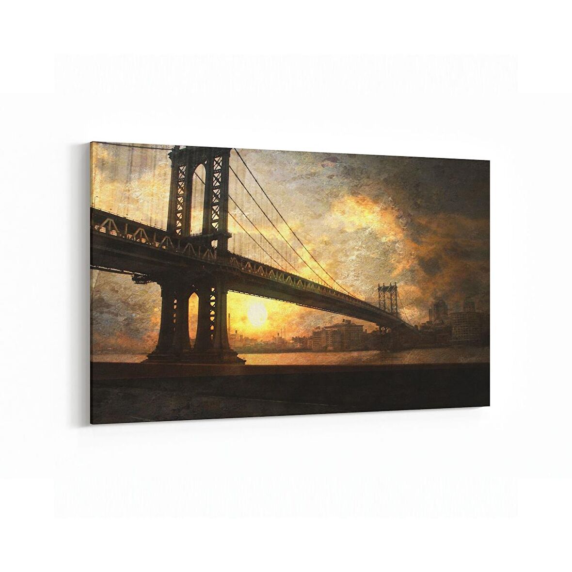 Olla 18744Y Yapı Görseli Yatay Kanvas Tablo (Ölçü: 45X30)