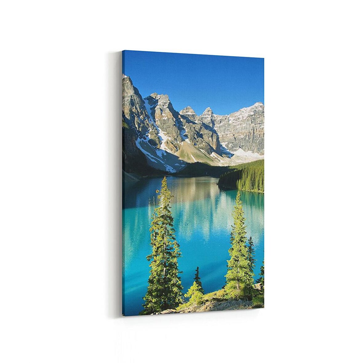 Olla 13594DD Doğa / Manzara Görseli Dikey Dar Kanvas Tablo (Ölçü: 60X120)