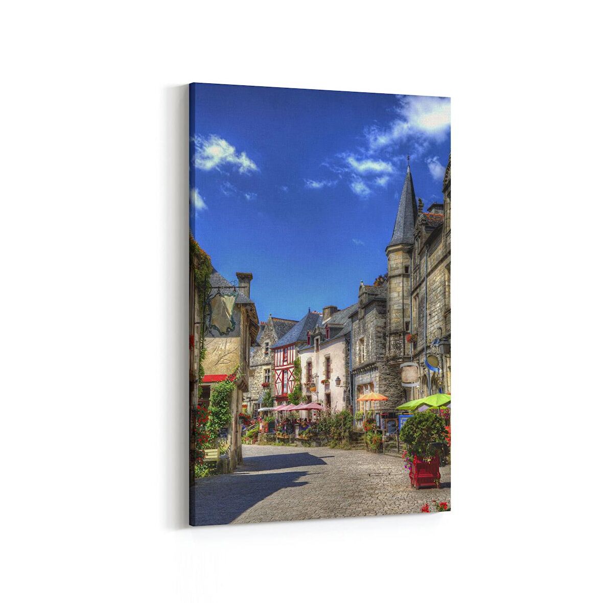 Olla 18439D Yapı Görseli Dikey Kanvas Tablo (Ölçü: 20X30)