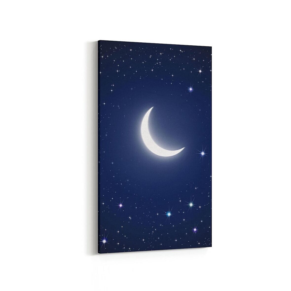 Olla 14829DD Gece Gökyüzü Görseli Dikey Dar Kanvas Tablo (Ölçü: 60X120)