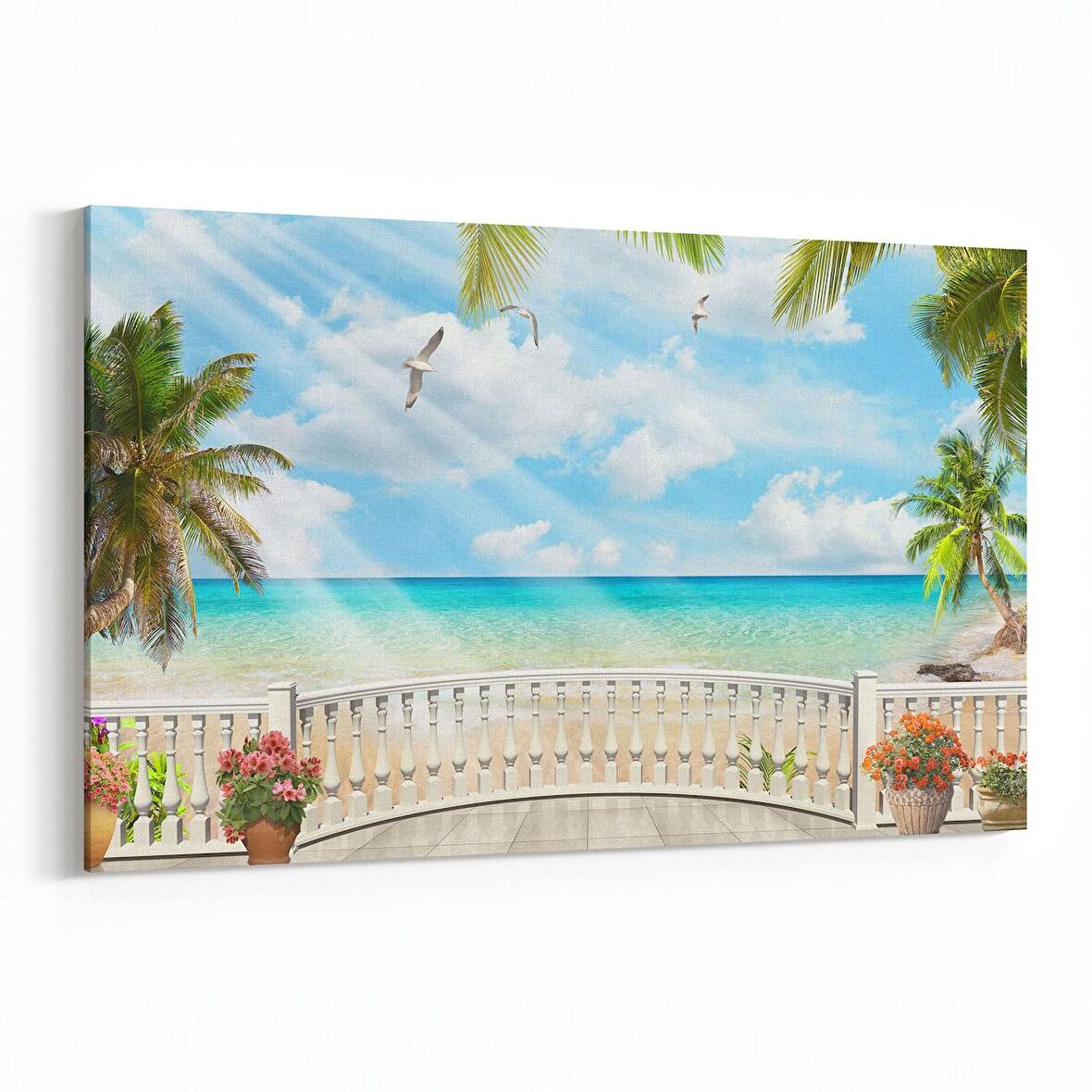 Olla 14149Y Doğa / Manzara Görseli Yatay Kanvas Tablo (Ölçü: 120X80)