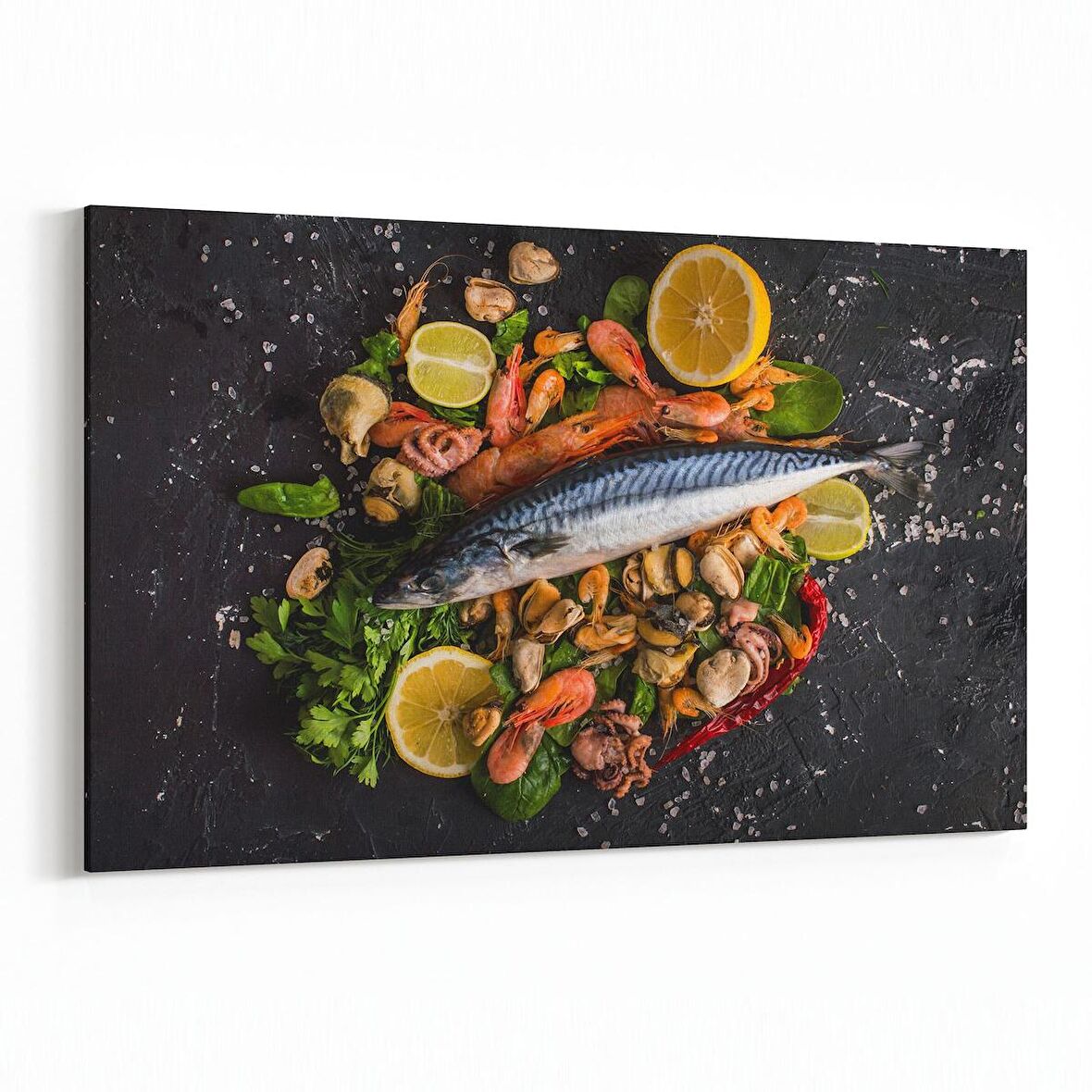 Olla 15267Y Gıda Görseli Yatay Kanvas Tablo (Ölçü: 30X20)