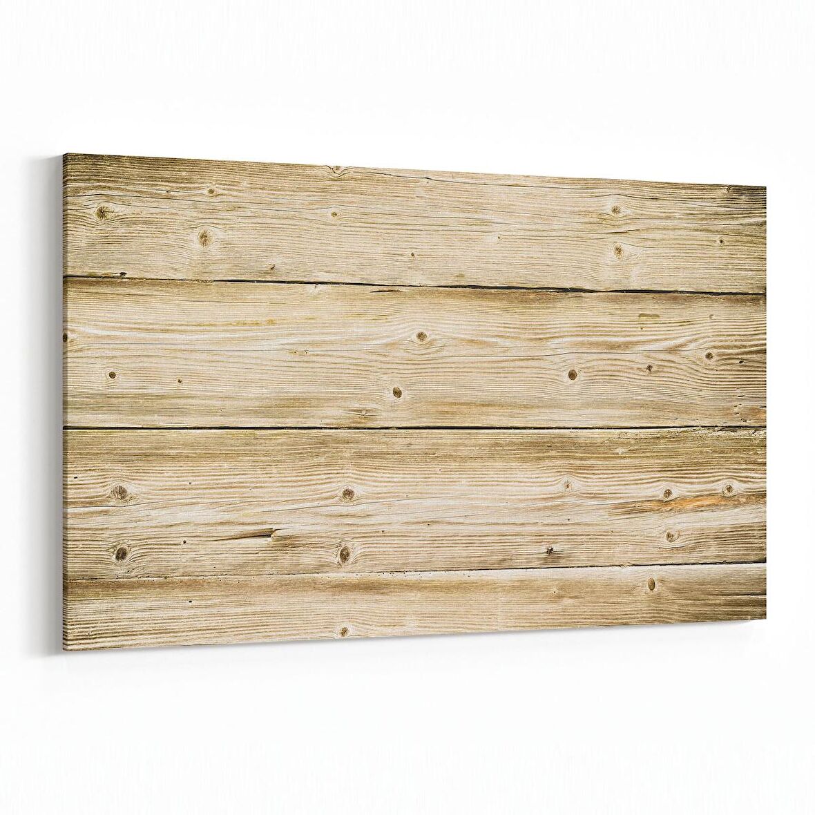 Olla 12010Y Ahşap Desen Görseli Yatay Kanvas Tablo (Ölçü: 150X100)