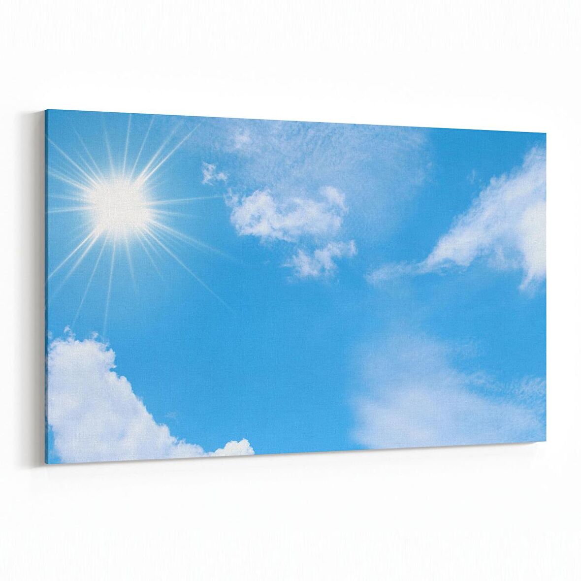 Olla 15650Y Gökyüzü Bulut Görseli  Yatay Kanvas Tablo (Ölçü: 70X50)