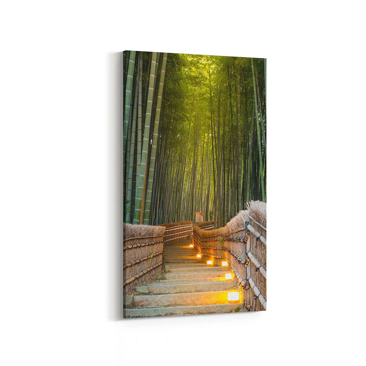 Olla 14097DD Doğa / Manzara Görseli Dikey Dar Kanvas Tablo (Ölçü: 60X120)