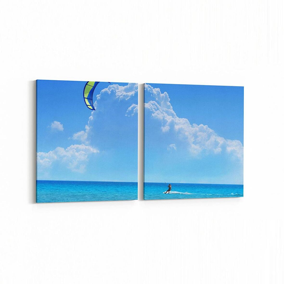 Olla 14032K2Y Doğa / Manzara Görseli Kare 2'li Yatay Kanvas Tablo (Ölçü: 105X50)