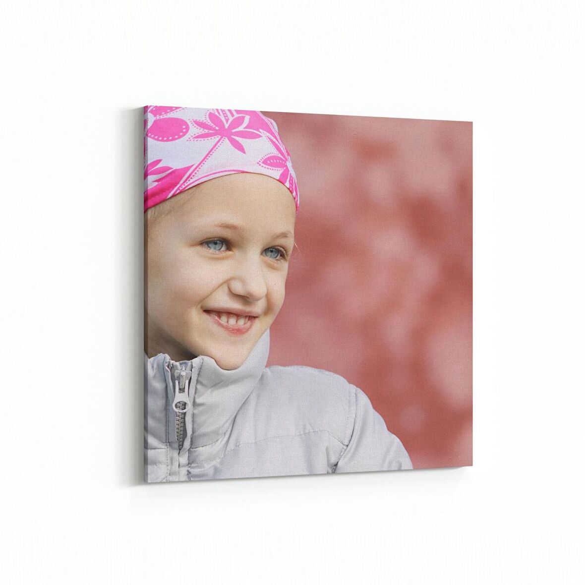 Olla 17018K Model / Manken Görseli Kare Kanvas Tablo (Ölçü: 25X25)