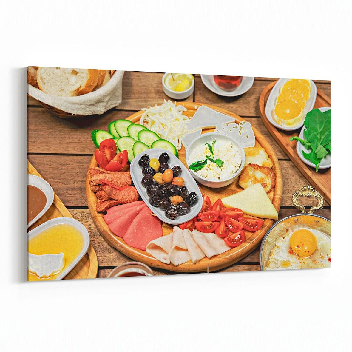 Olla 14967Y Gıda Görseli Yatay Kanvas Tablo (Ölçü: 45X30)