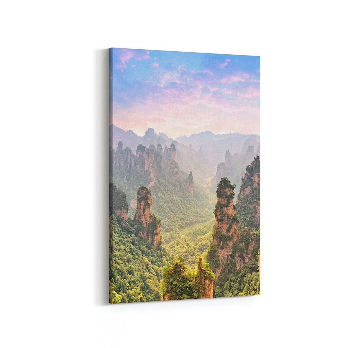 Olla 14208D Doğa / Manzara Görseli Dikey Kanvas Tablo (Ölçü: 100X150)