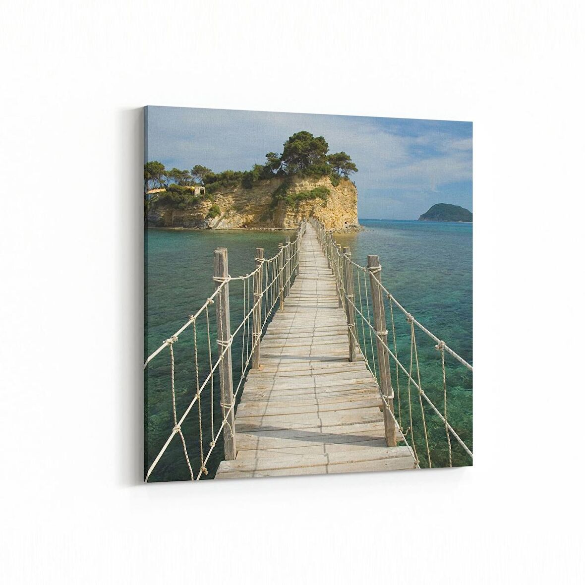 Olla 13175K Doğa / Manzara Görseli Kare Kanvas Tablo (Ölçü: 30X30)