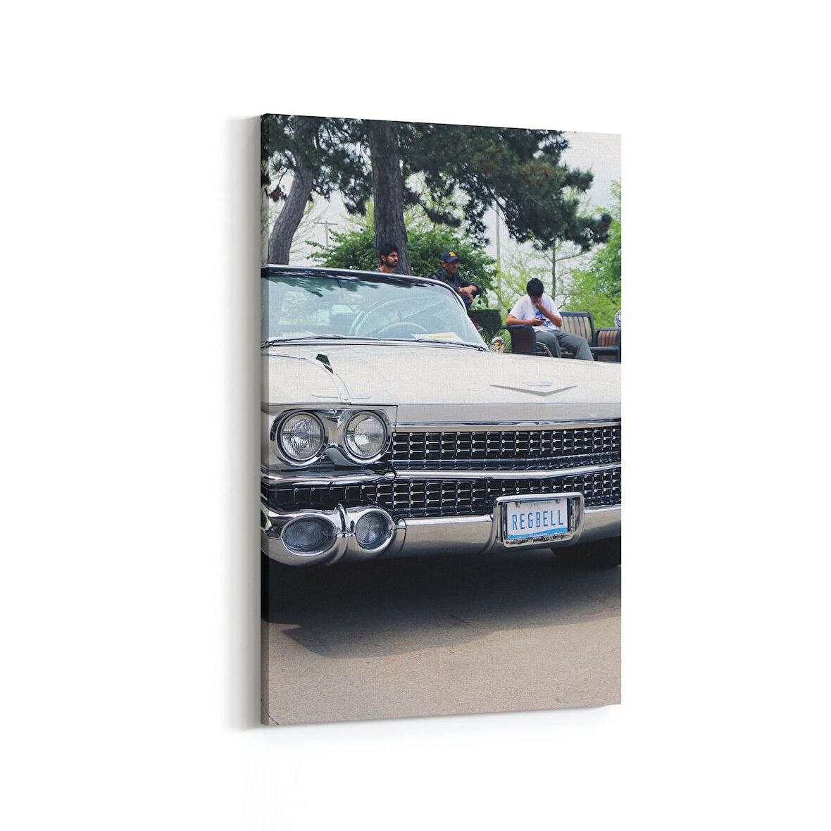 Olla 12394D Araç Görseli Dikey Kanvas Tablo (Ölçü: 60X90)