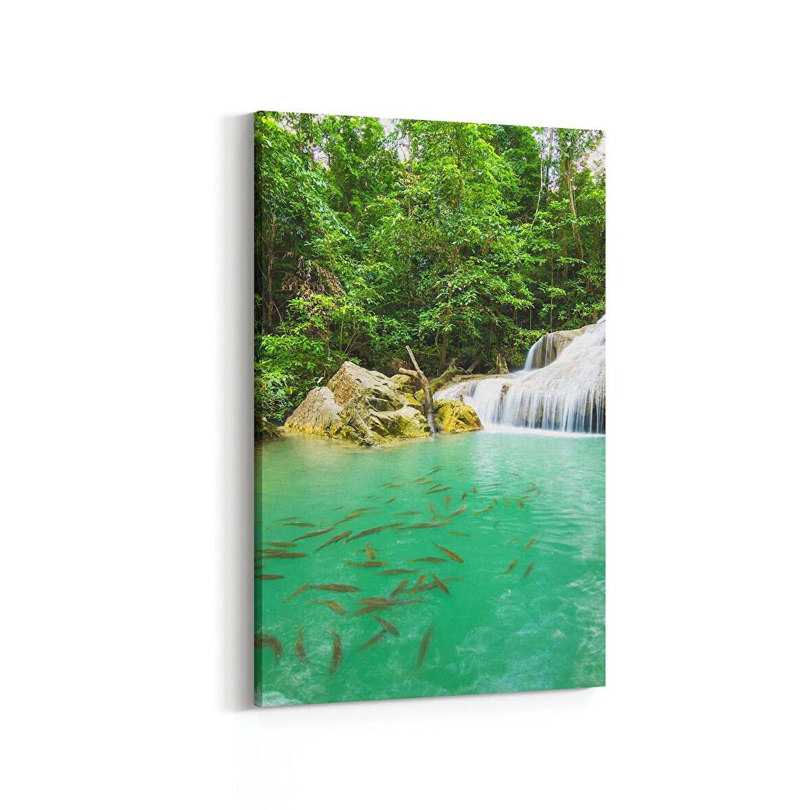 Olla 13687D Doğa / Manzara Görseli Dikey Kanvas Tablo (Ölçü: 100X150)