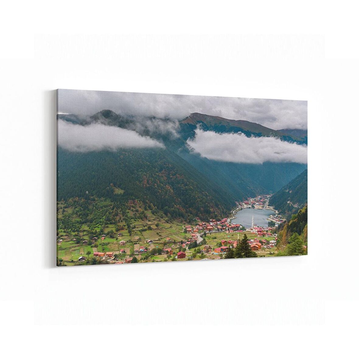 Olla 18786Y Yapı Görseli Yatay Kanvas Tablo (Ölçü: 120X80)