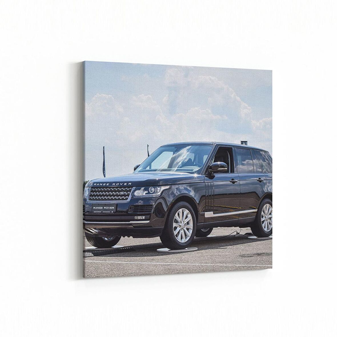 Olla 12320K Araç Görseli Kare Kanvas Tablo (Ölçü: 25X25)