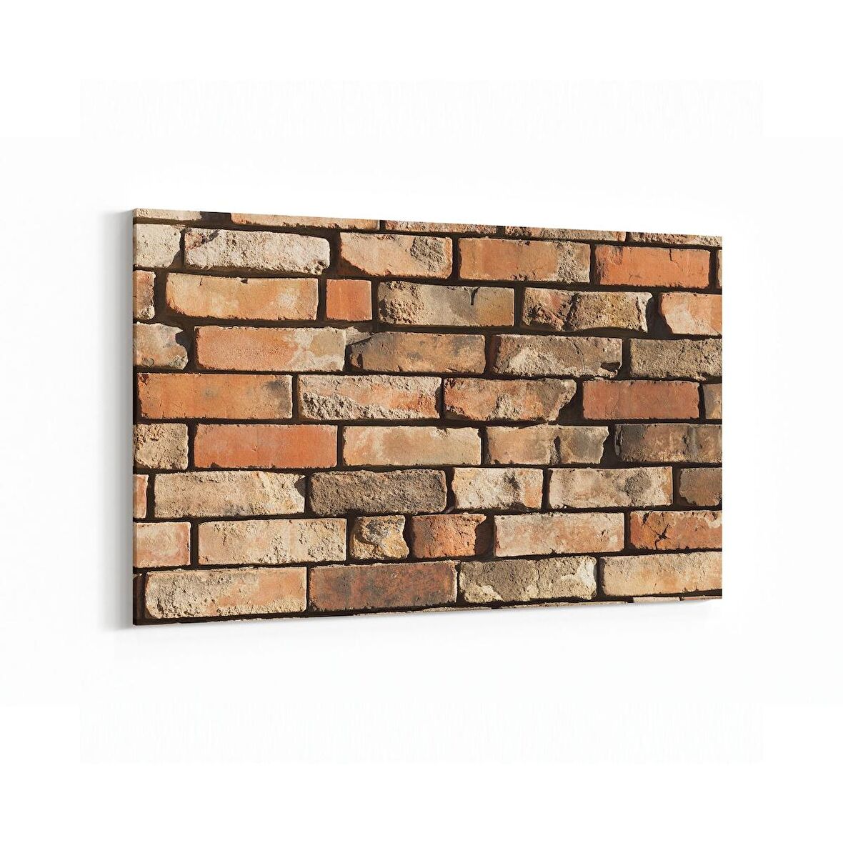 Olla 17388Y Taş / Tuğla Görseli Yatay Kanvas Tablo (Ölçü: 150X100)