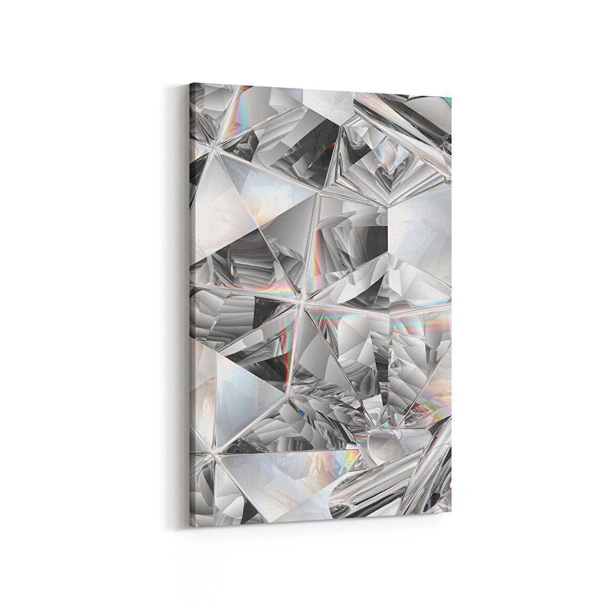 Olla 10209D Abstract Görsel Dikey Kanvas Tablo (Ölçü: 60X90)