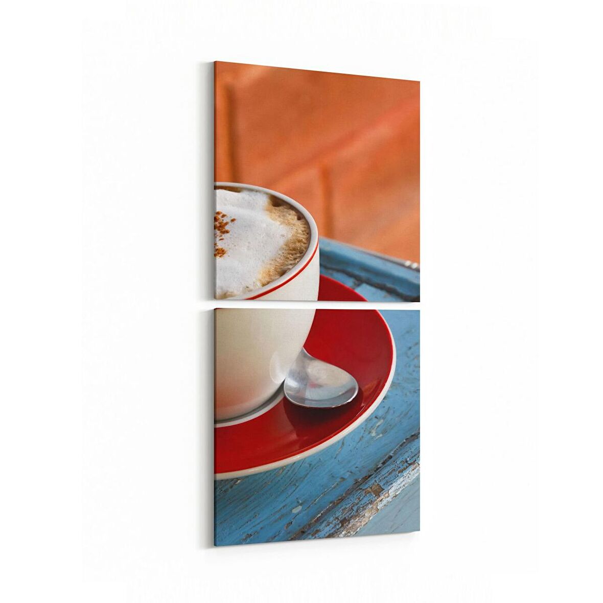 Olla 15037K2D Gıda Görseli 2'li Dikey Kanvas Tablo (Ölçü: 30X65)