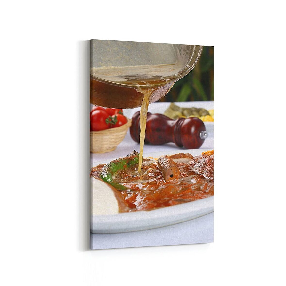 Olla 15057D Gıda Görseli Dikey Kanvas Tablo (Ölçü: 100X150)