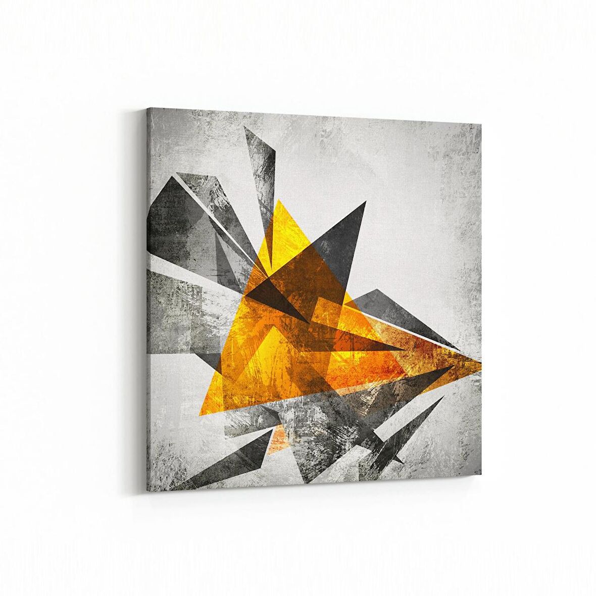 Olla 10294K Abstract Görsel Kare Kanvas Tablo (Ölçü: 25X25)