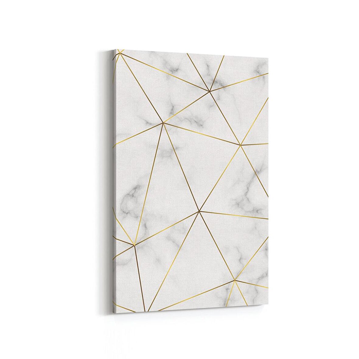 Olla 16736D Mermer Desen Görsel Dikey Kanvas Tablo (Ölçü: 60X90)