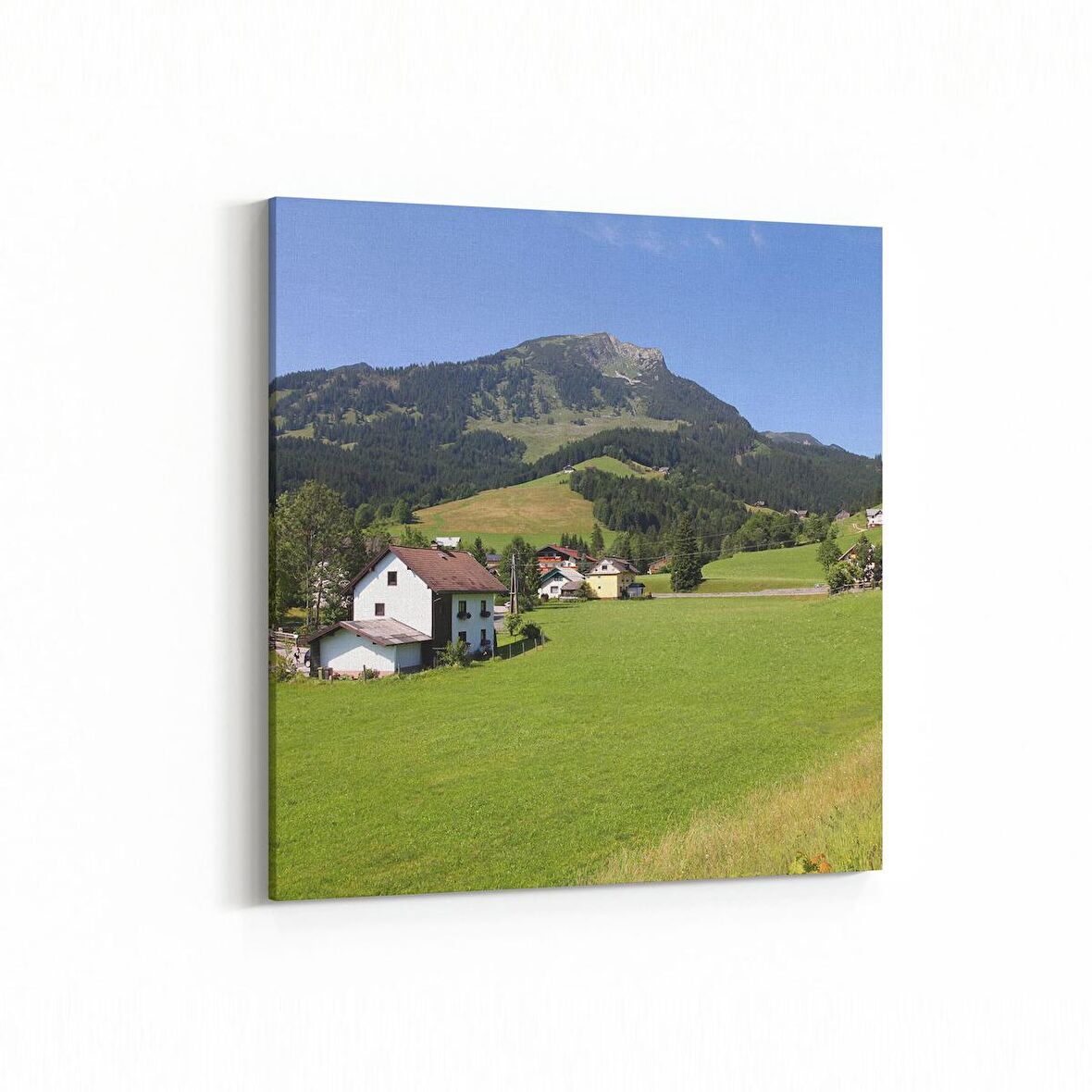 Olla 18791K4 Yapı Görseli Kare 4'lü Kanvas Tablo (Ölçü: 125X125)