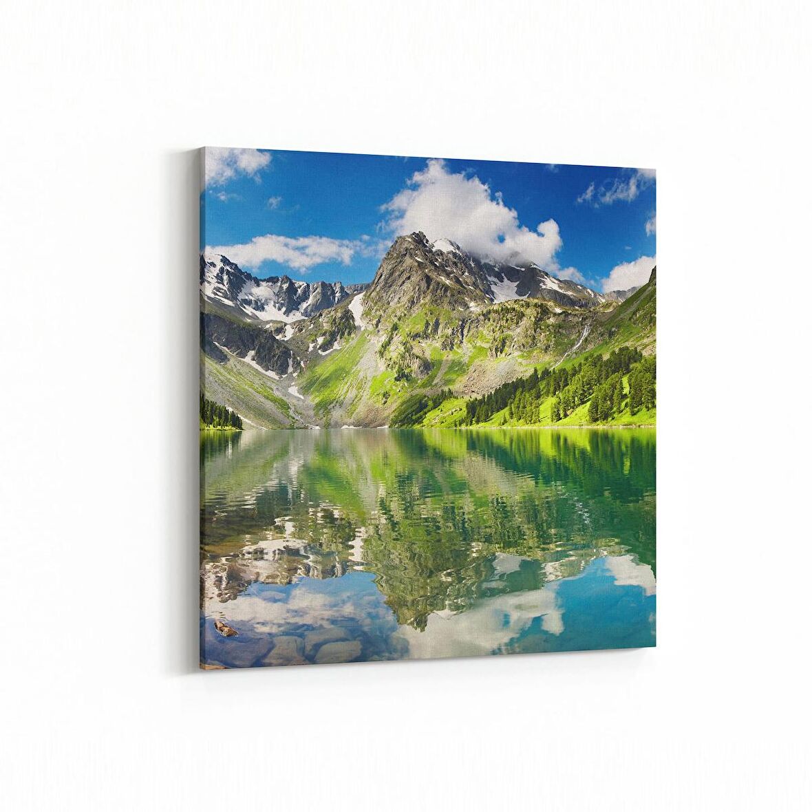 Olla 13685K Doğa / Manzara Görseli Kare Kanvas Tablo (Ölçü: 30X30)