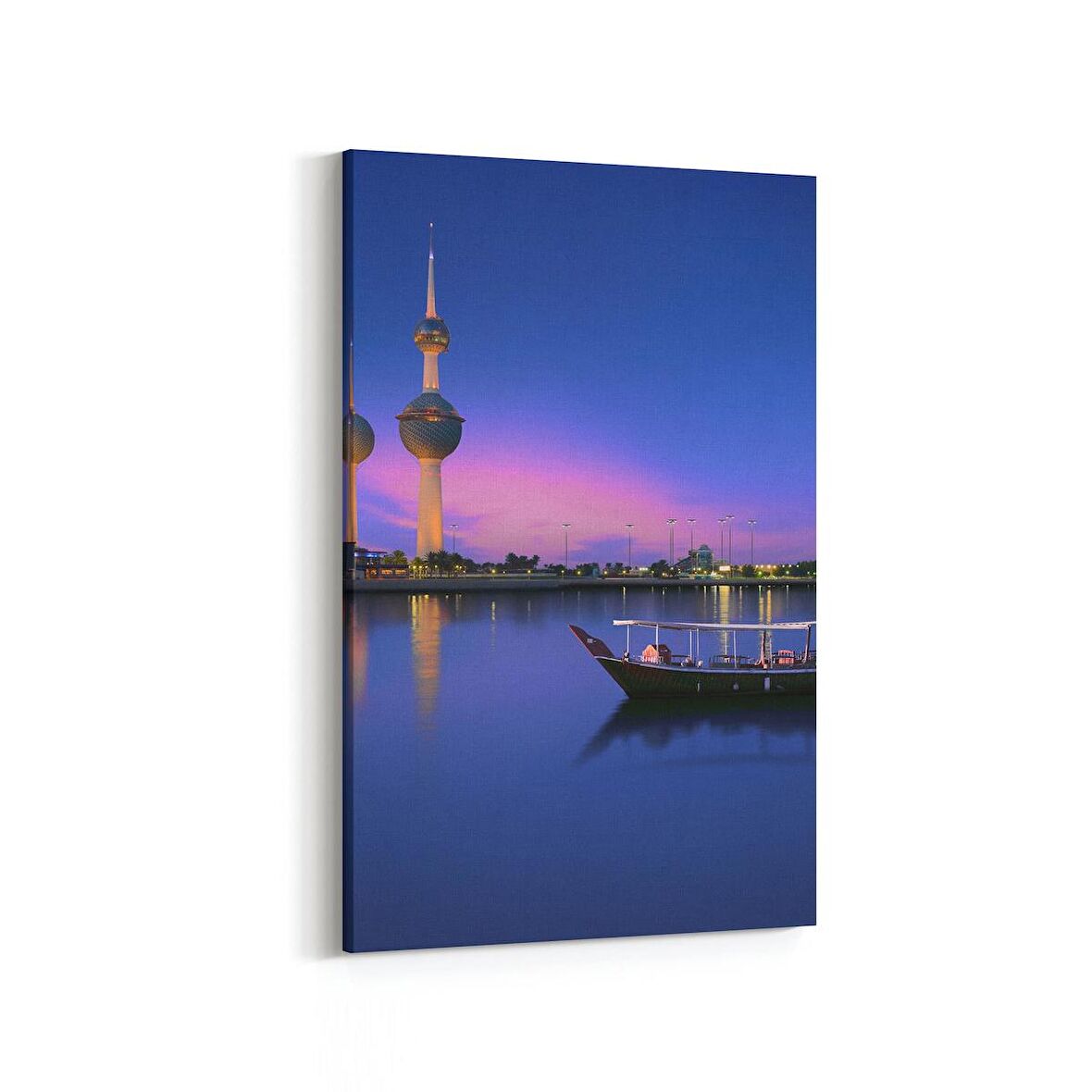 Olla 18558D Yapı Görseli Dikey Kanvas Tablo (Ölçü: 100X150)