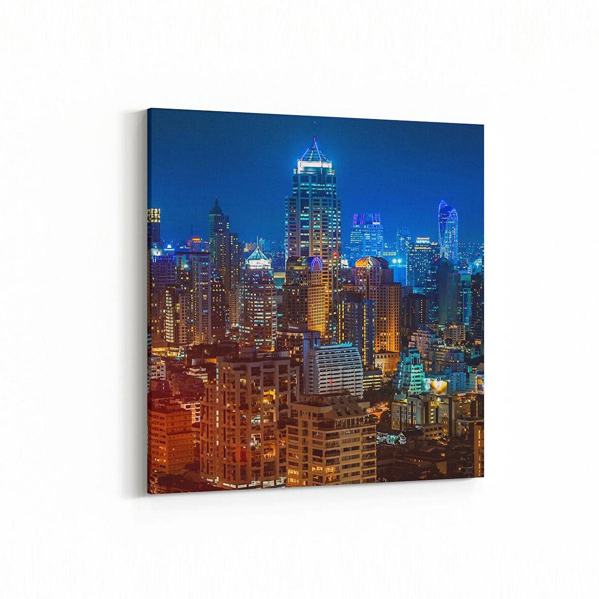 Olla 18425K4 Yapı Görseli Kare 4'lü Kanvas Tablo (Ölçü: 145X145)