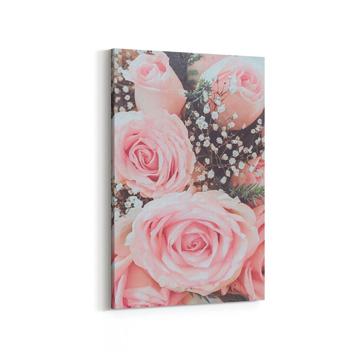 Olla 11602D Çiçek Görseli Dikey Kanvas Tablo (Ölçü: 100X150)