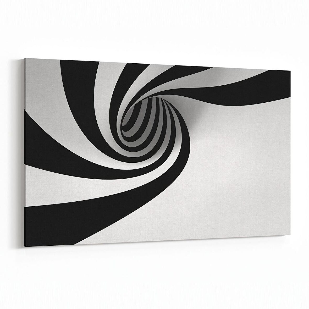 Olla 10276Y Abstract Girdap Görsel Yatay Kanvas Tablo (Ölçü: 70X50)