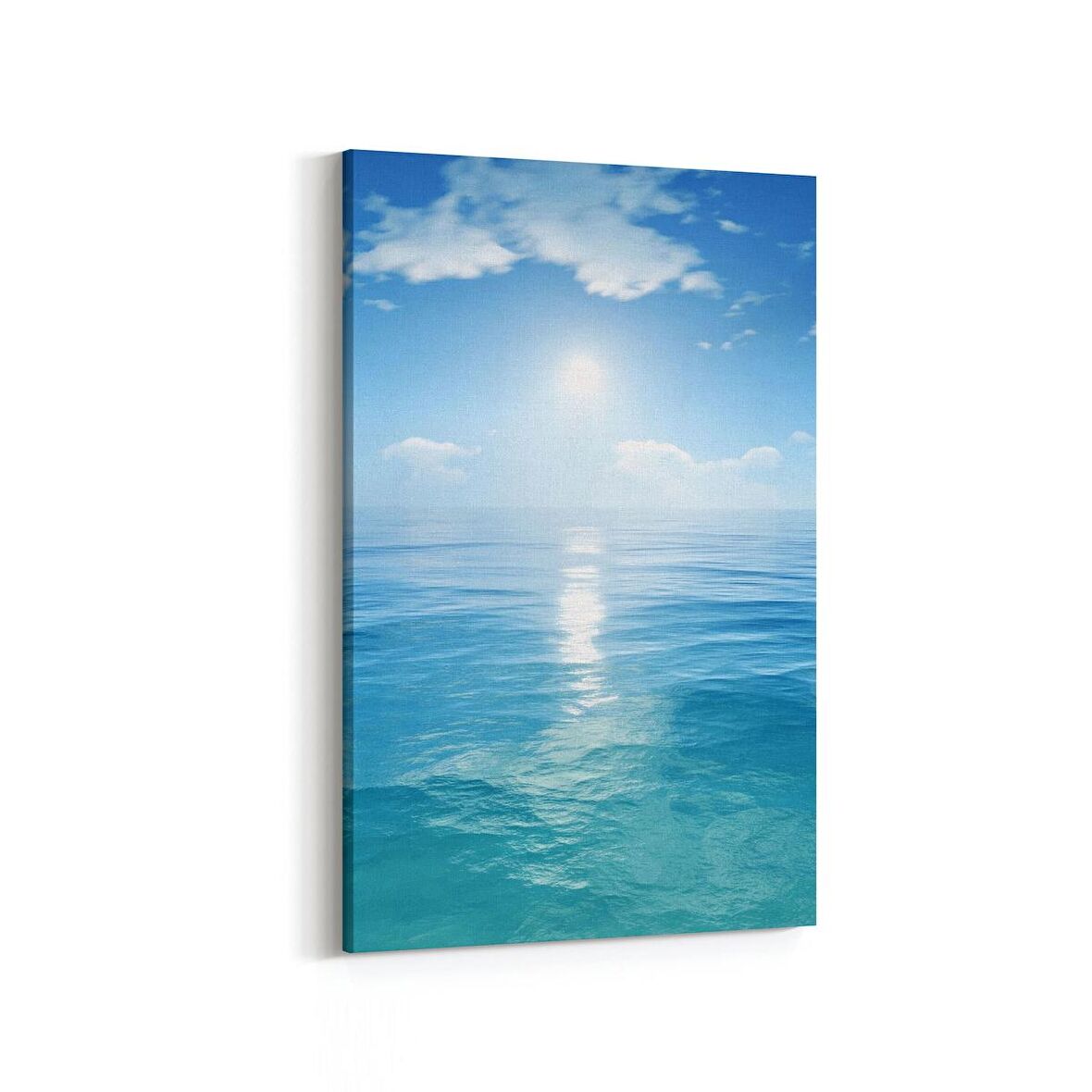 Olla 12925D Deniz / Okyanus Görseli Dikey Kanvas Tablo (Ölçü: 60X90)