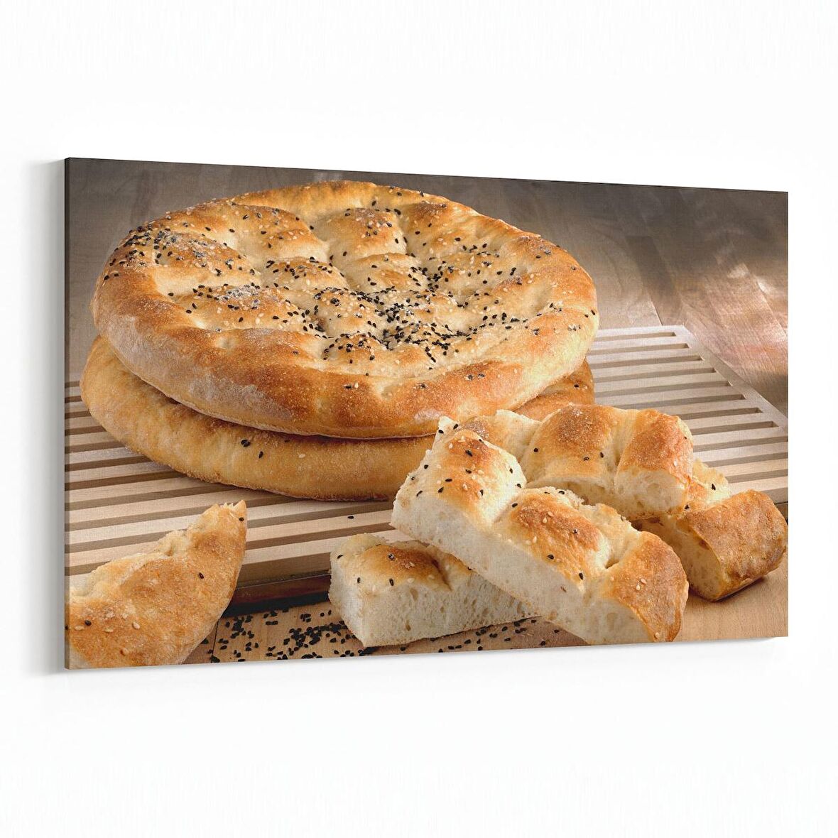 Olla 15043Y Gıda Görseli Yatay Kanvas Tablo (Ölçü: 70X50)