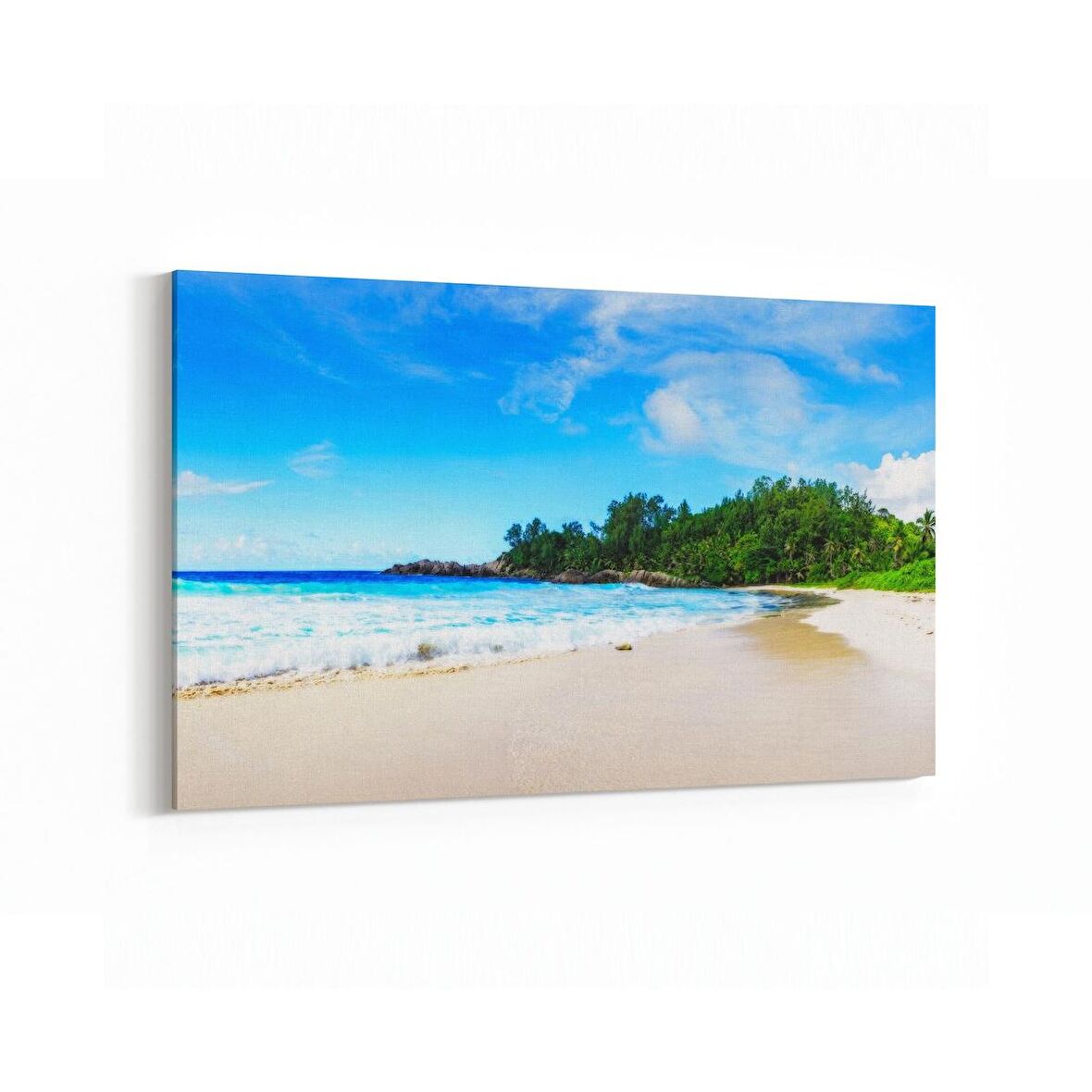 Olla 16350Y Kumsal / Sahil Görseli Yatay Kanvas Tablo (Ölçü: 30X20)