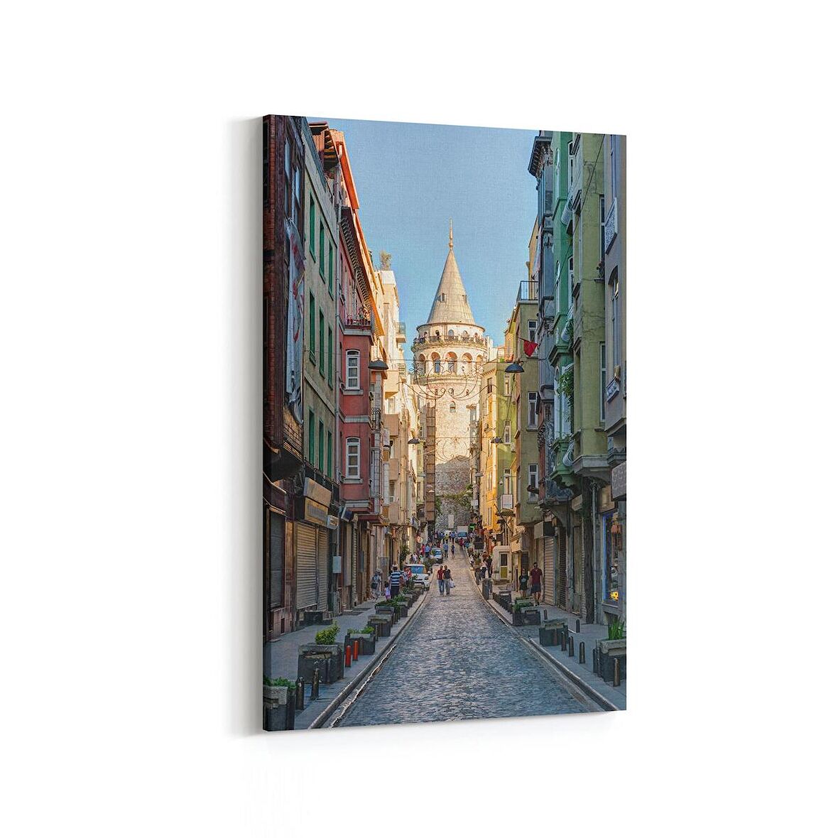 Olla 18141D Yapı Görseli Dikey Kanvas Tablo (Ölçü: 20X30)