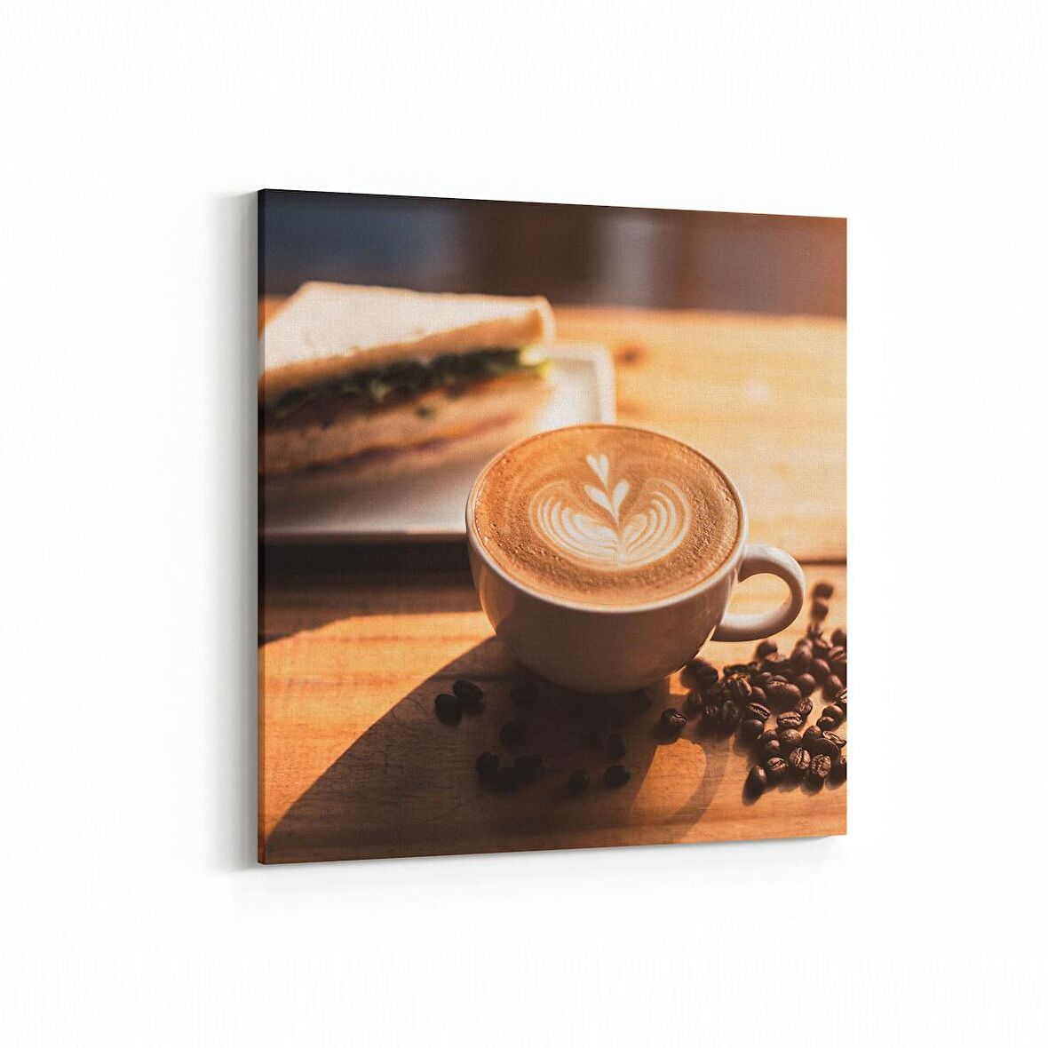 Olla 15047K Gıda Görseli Kare Kanvas Tablo (Ölçü: 25X25)