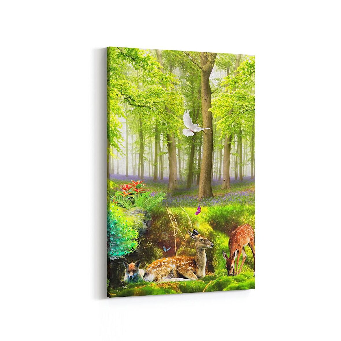 Olla 13600D Doğa / Manzara Görseli Dikey Kanvas Tablo (Ölçü: 100X150)