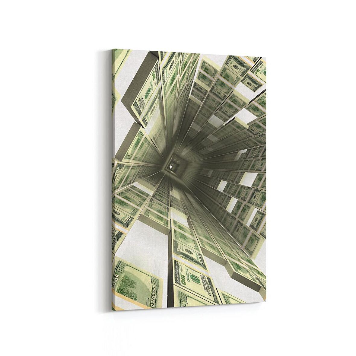 Olla 10216D Abstract Girdap Görsel Dikey Kanvas Tablo (Ölçü: 80X120)