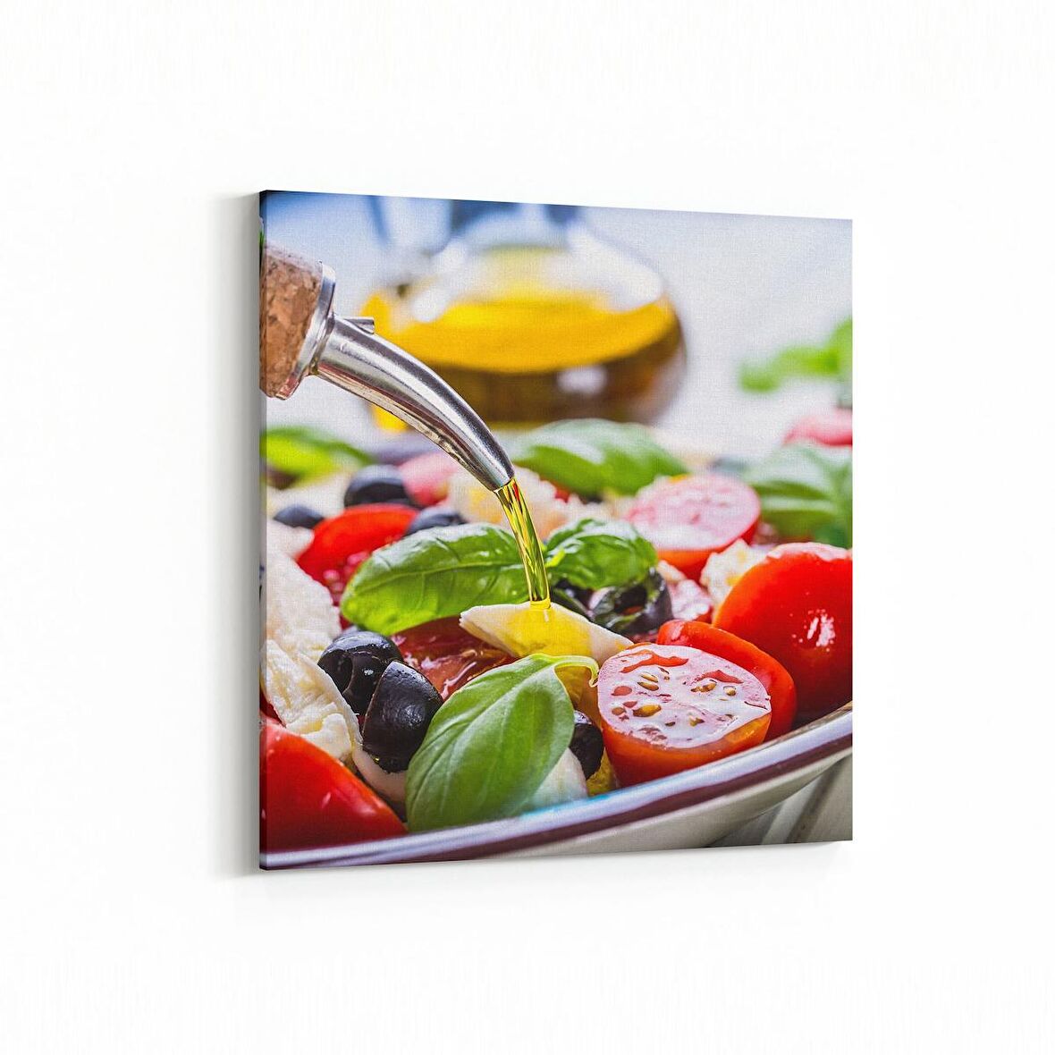 Olla 15149K Gıda Görseli Kare Kanvas Tablo (Ölçü: 30X30)
